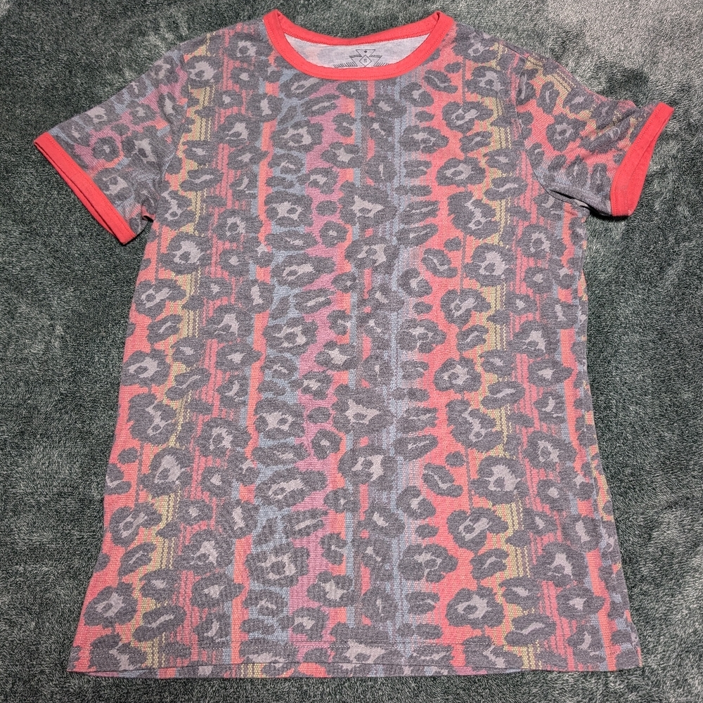 Crazy Train Serape Leopard T-shirt